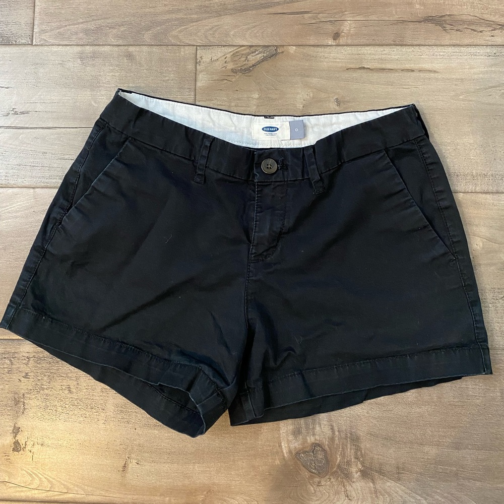 Old Navy - Black Khaki Shorts